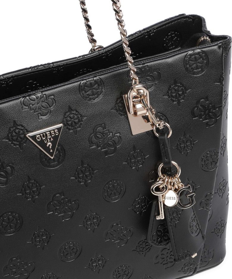 Guess Tisha Tote bag black logo