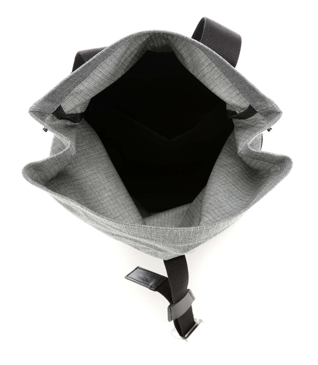 Brooks England Pickwick Small Tex Rolltop backpack grey