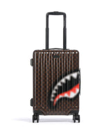 Sprayground Sharks in Paris Blur Kufr se 4 kolečky brown/black