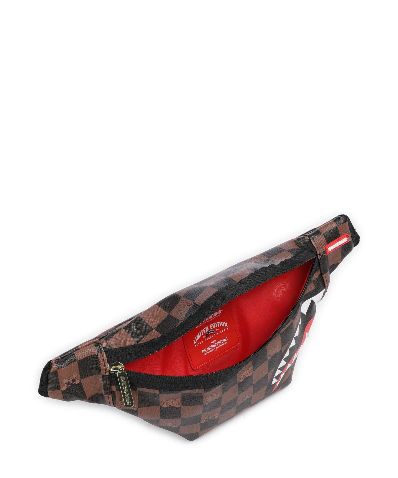 Sprayground Peeking Character Check Fanny pack multicolour