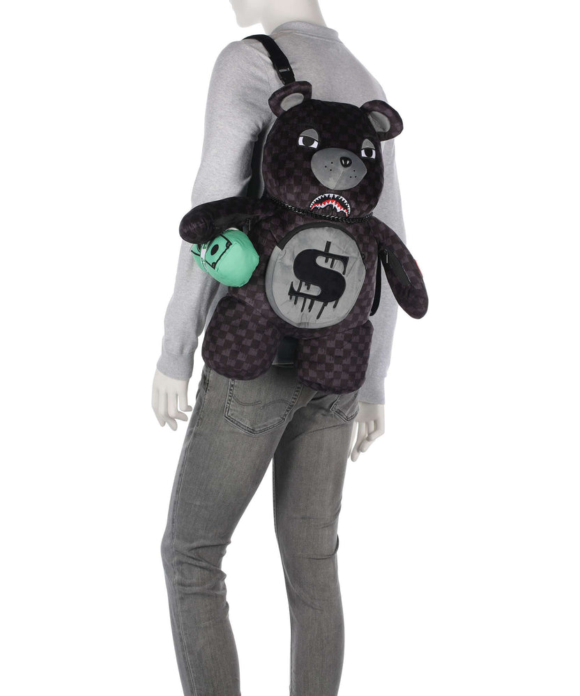 Sprayground Dripping Sharks in Paris Moneybear Backpack black