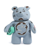 Sprayground Denim Shark Moneybear Batoh blue