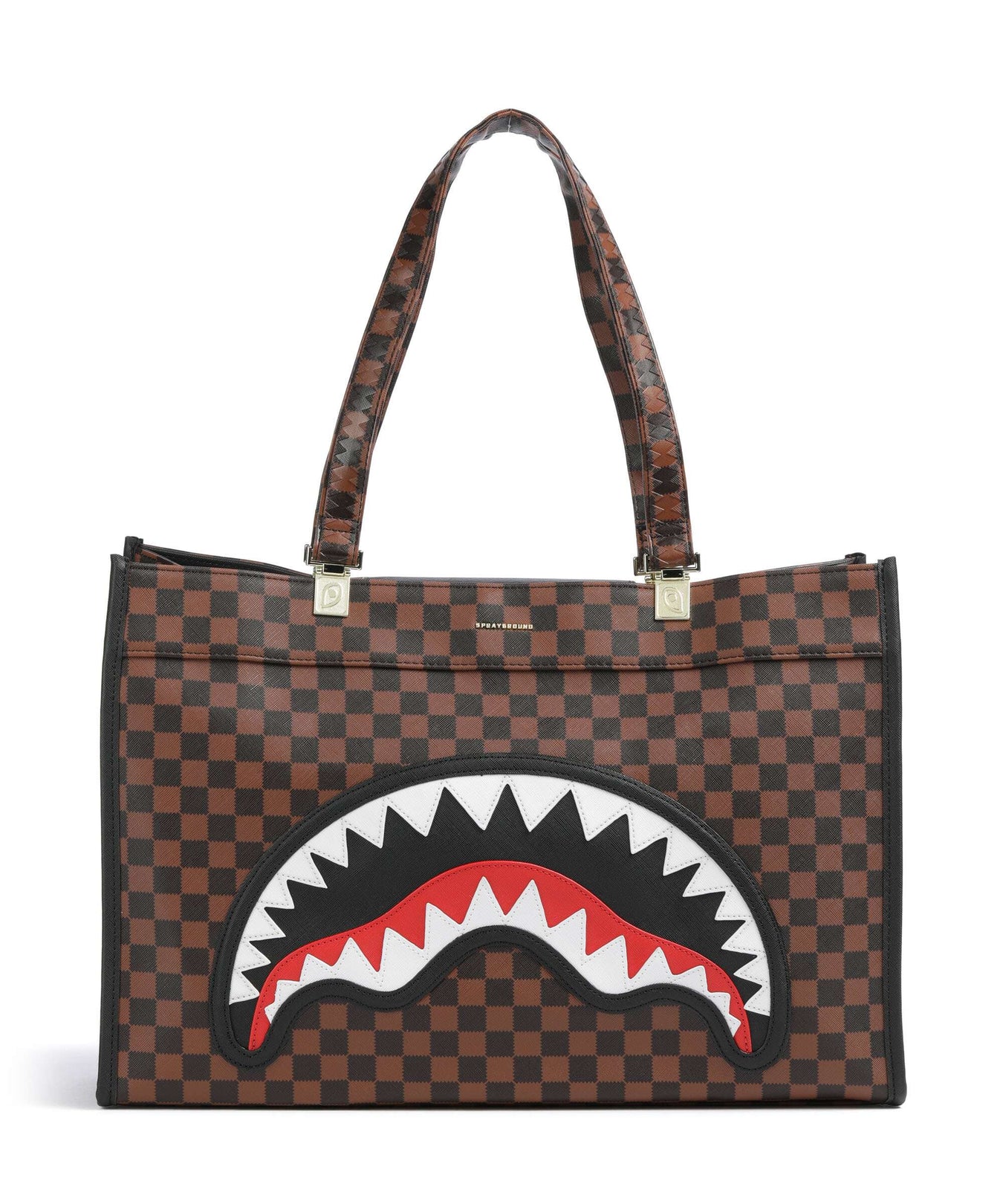 Sprayground Sawtooth Sharks in Paris Tote bag brown