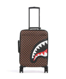 Sprayground Sawtooth Sharks in Paris Kufr se 4 kolečky brown