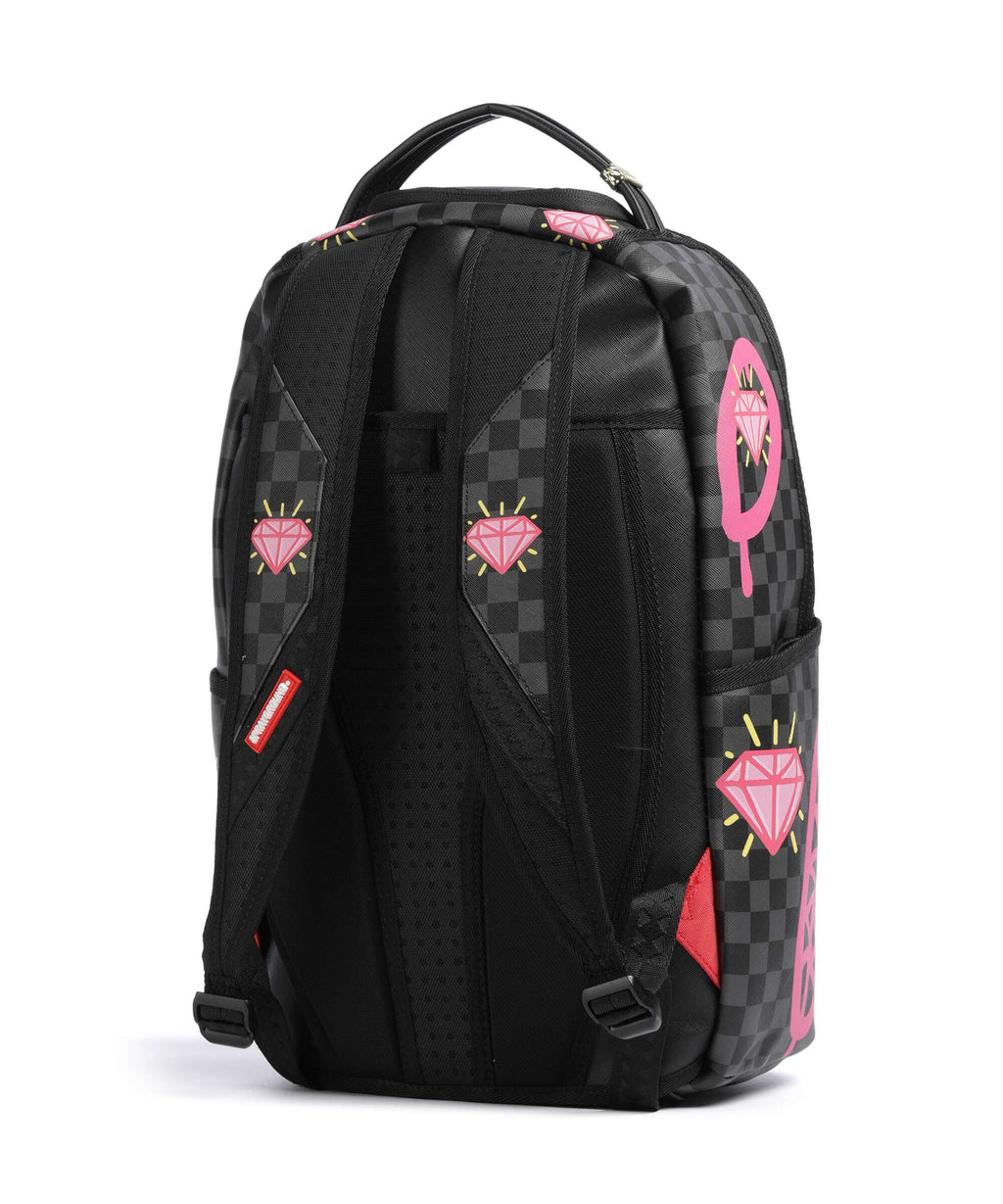 Sprayground Pink Panther Drippy Diamonds Backpack multicolour