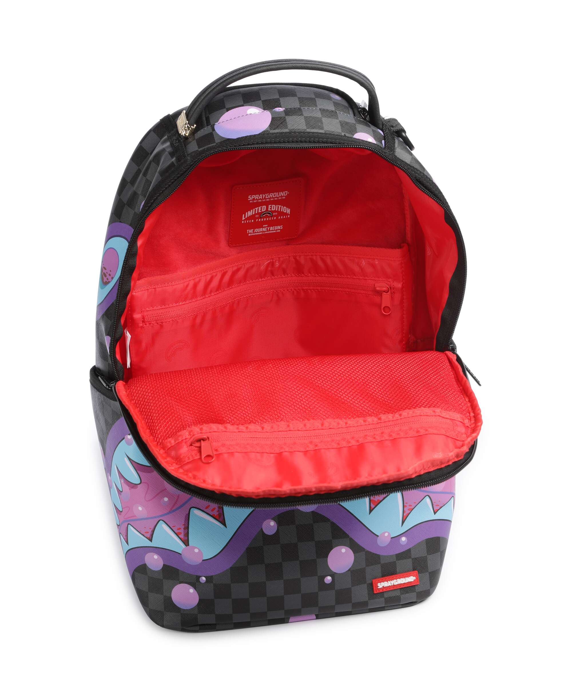 Sprayground Purple Slime Takeover Backpack multicolour