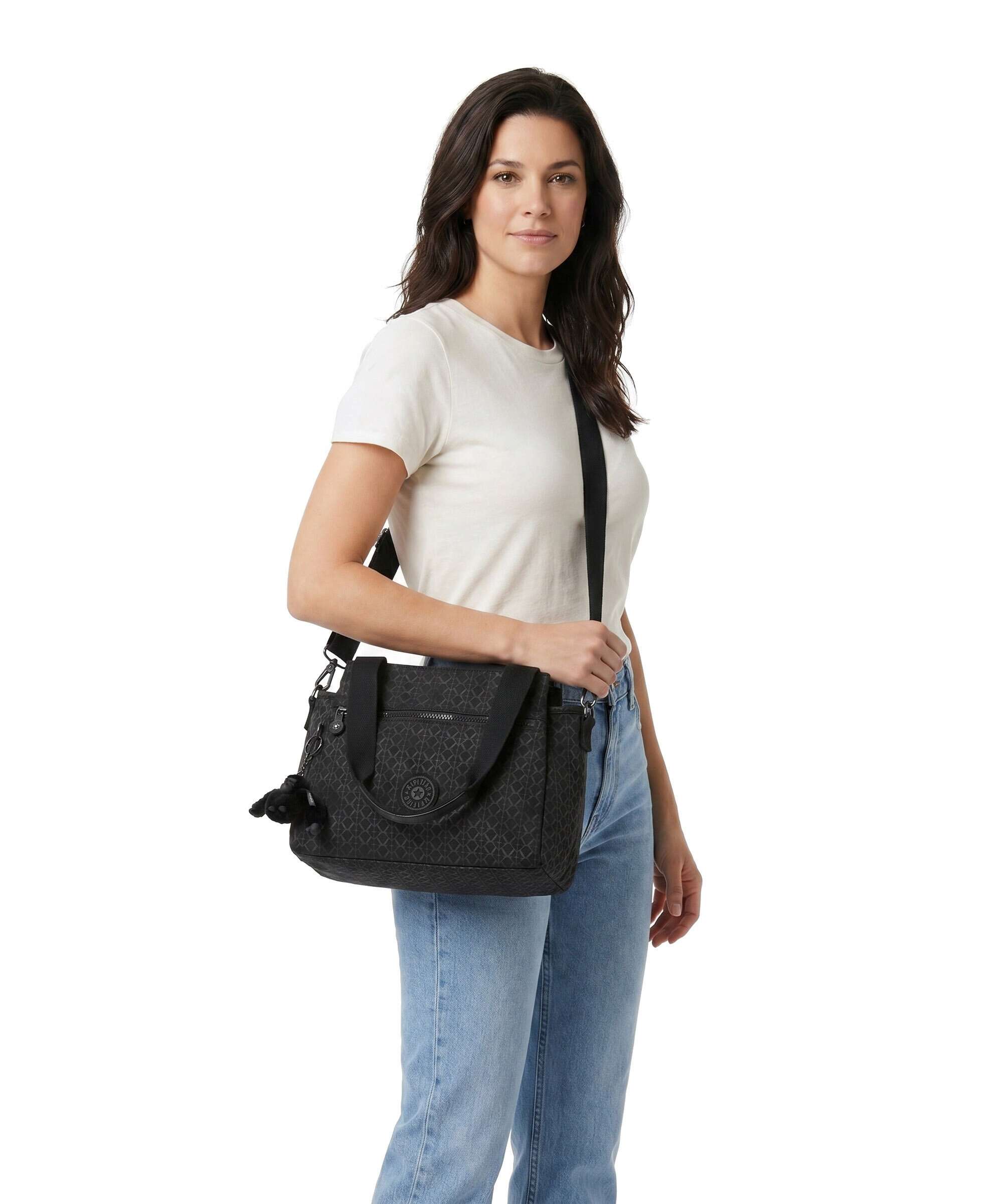 Kipling Basic Elysia Shoulder bag signature embossed