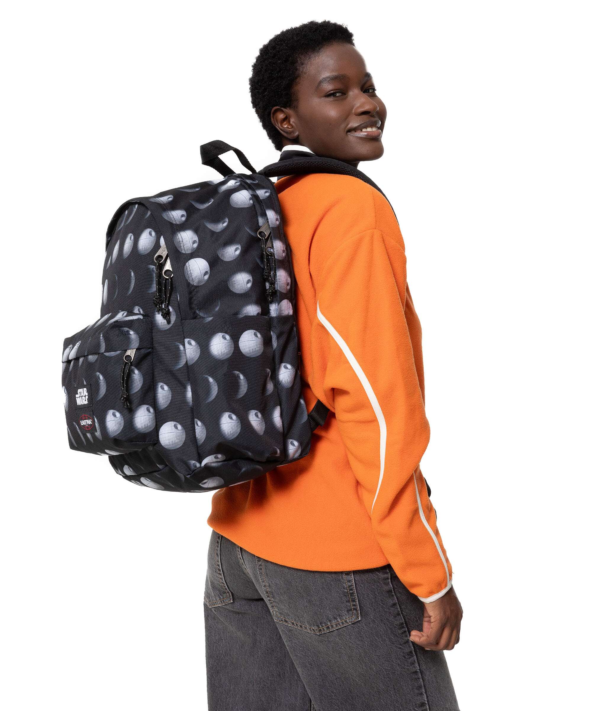 Eastpak Star Wars Day Office Backpack death star black