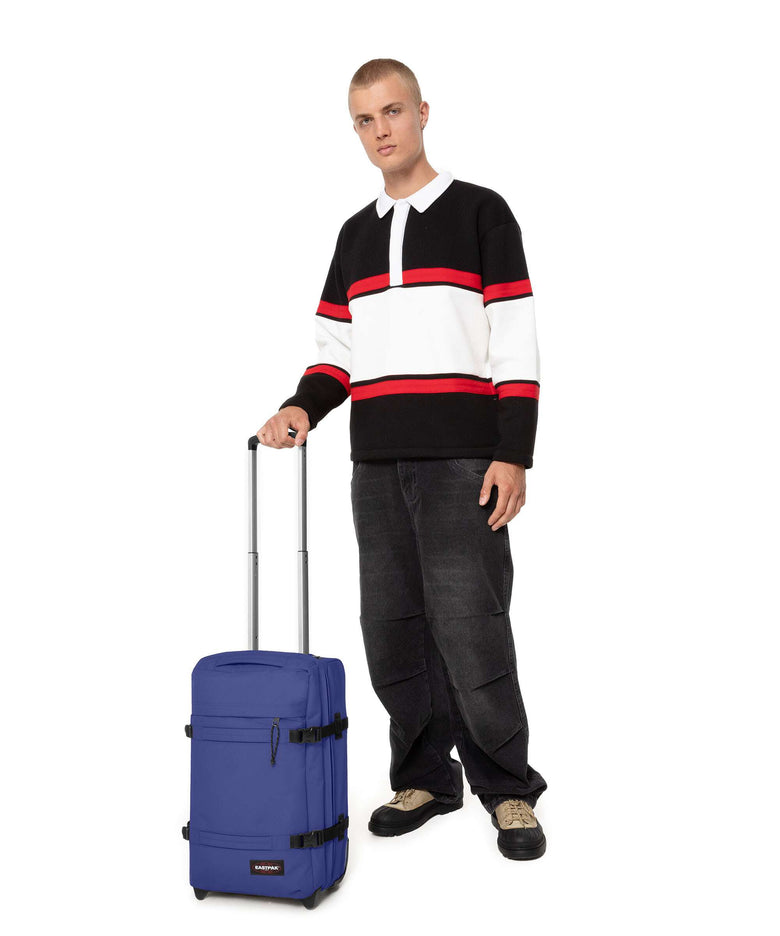 Eastpak Tarp Transit'R S Travel bag with wheels suit blue
