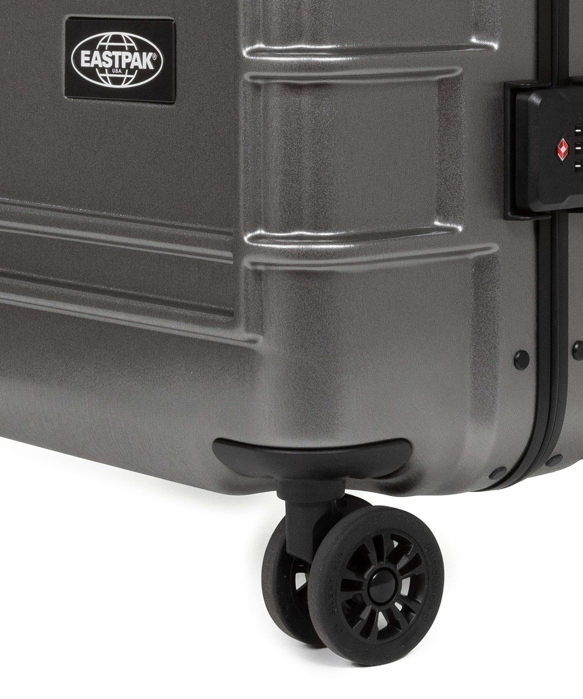 Eastpak Resist'R Case Spinner (4 wheels) brushed metal