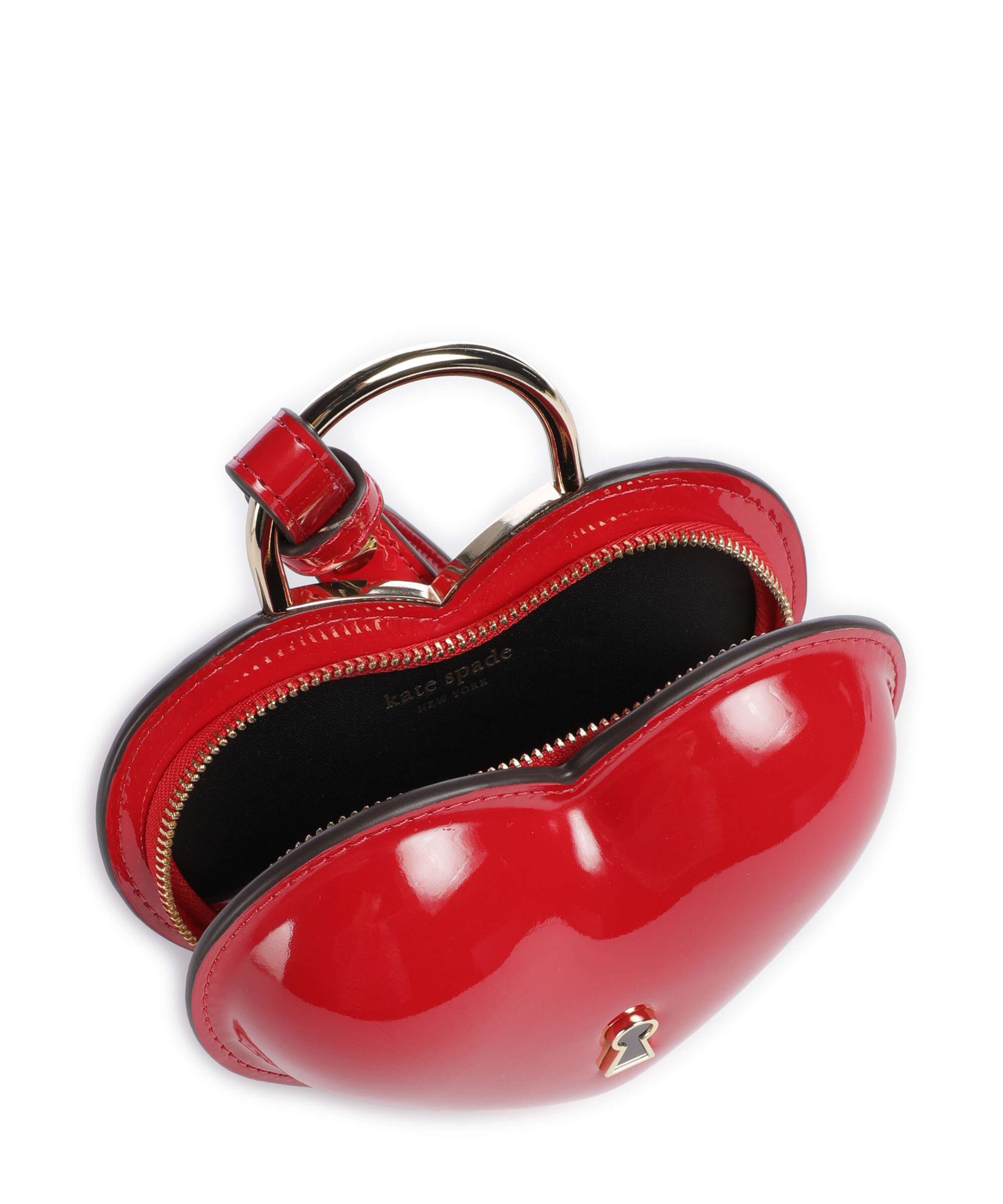 Kate Spade New York Key to my Heart Clutch bag cherry rouge