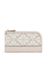 Kate Spade New York Spade Flower Devin Jacquard Pouzdro na kreditní kartu natural/multicolour