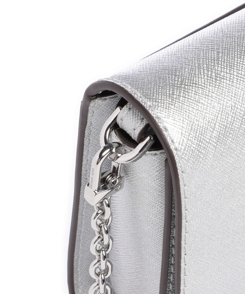 Michael Kors Mona Crossbody bag silver