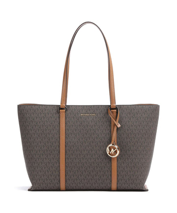 Michael Kors Temple Nákupní taška brown/acorn