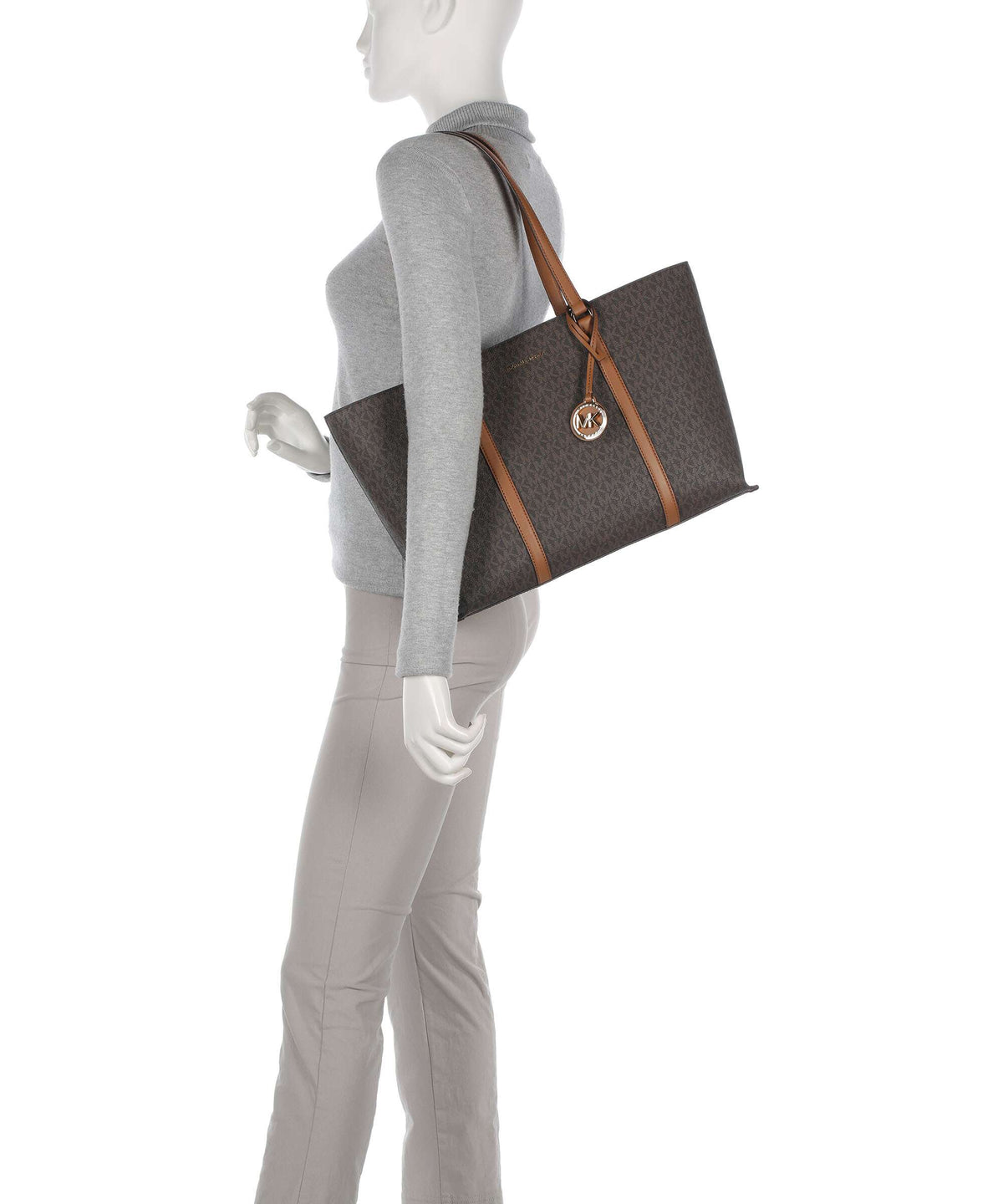 Michael Kors Temple Tote bag brown/acorn