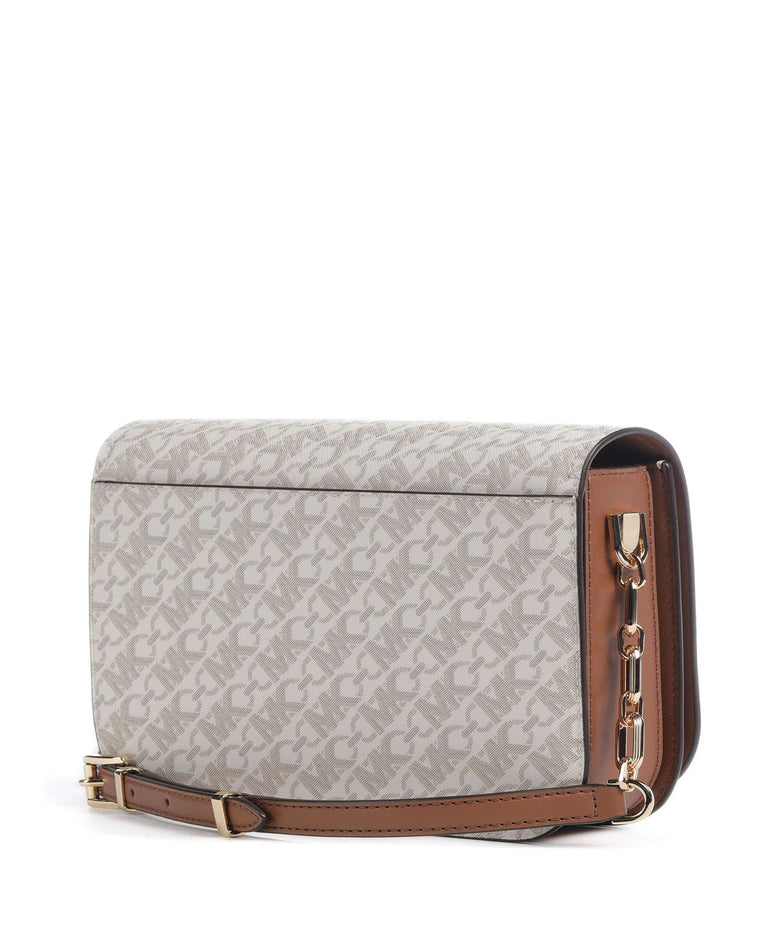 Michael Kors Delancey Crossbody bag vanilla/luggage
