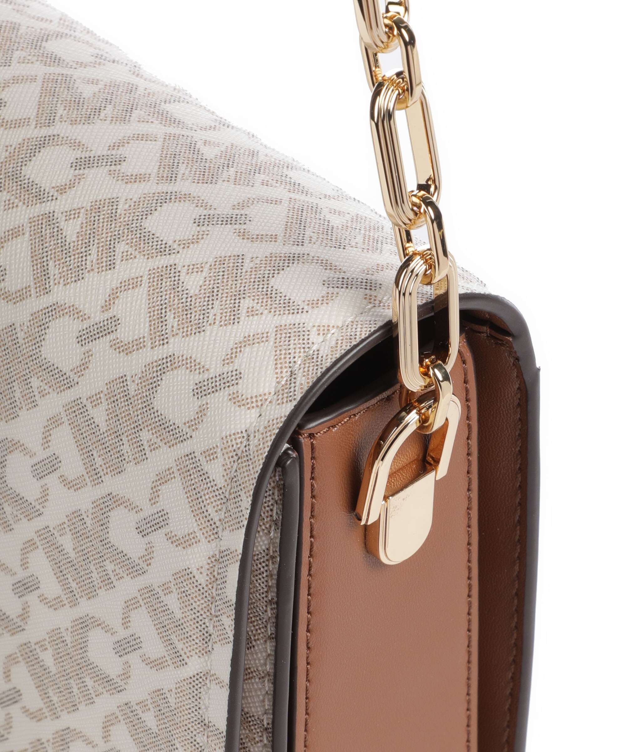 Michael Kors Delancey Crossbody bag vanilla/luggage