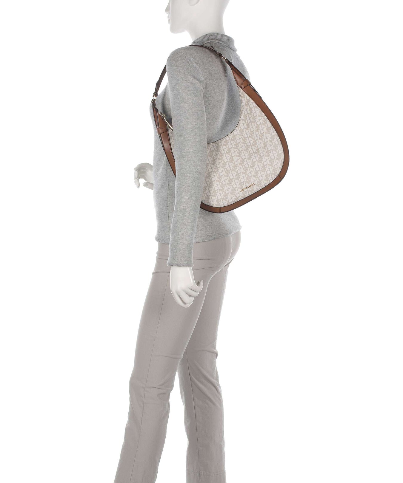 Michael Kors Preston Hobo bag vanilla/acorn