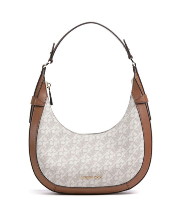 Michael Kors Preston Taška přes rameno vanilla/acorn