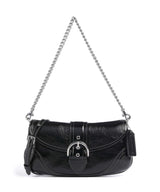 Coach Soho Crinkle Patent 25 Taška přes rameno black