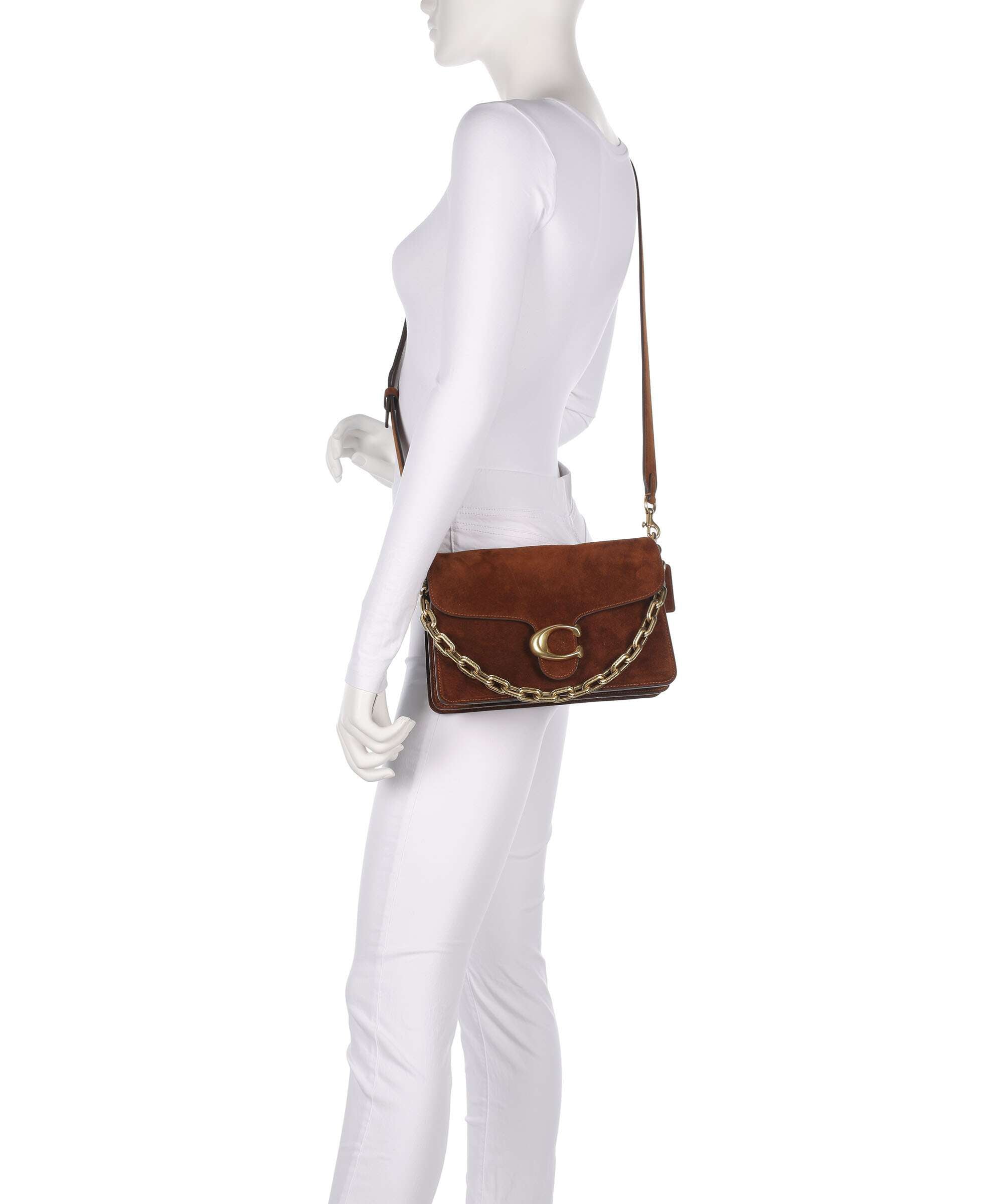 Coach Tabby Chain Shoulder bag warm brown