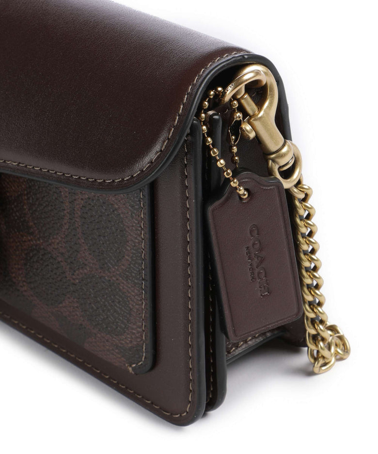 Coach Tabby Signature Chain 19 Crossbody bag maple