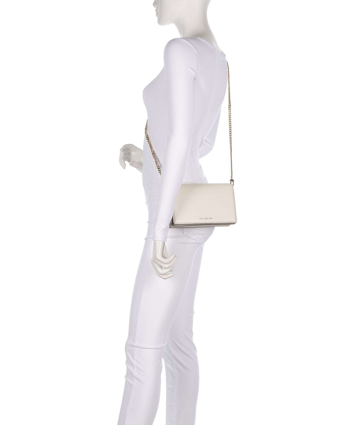 Michael Kors Jet Set Medium Crossbody bag light cream