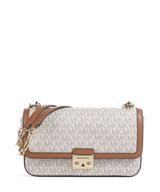 Michael Kors Tribeca Large Taška přes rameno vanilla/acorn