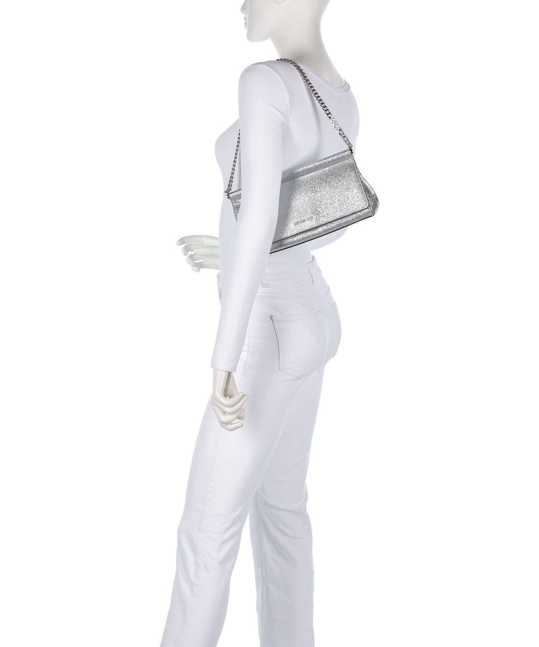 Michael Kors Carmine Crossbody bag silver