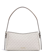 Michael Kors Moore Medium Taška přes rameno vanilla/acorn