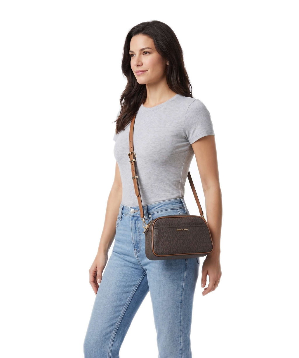 Michael Kors Jet Set Small Crossbody bag brown/acorn