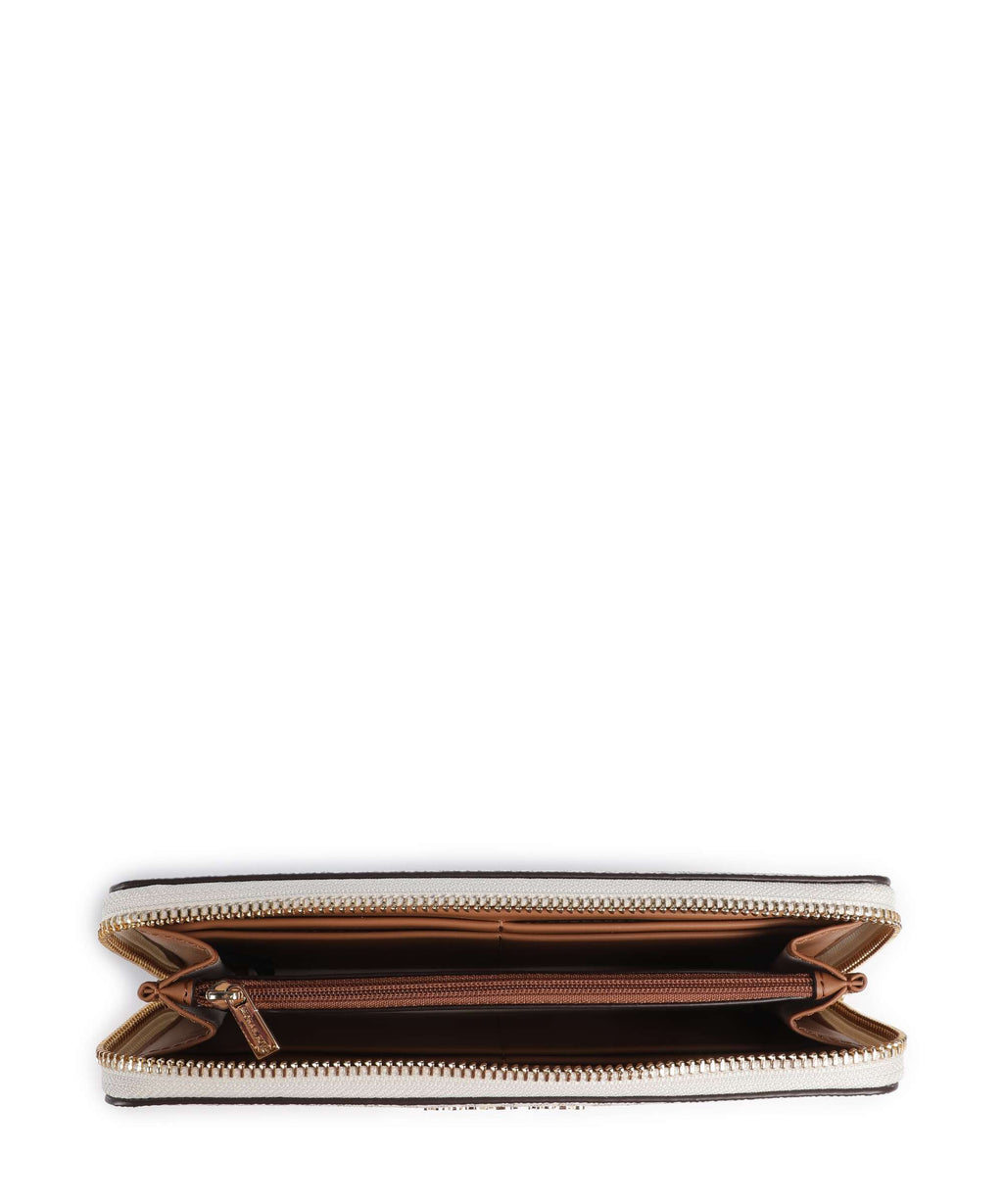 Michael Kors Jet Set Large Wallet vanilla/acrn