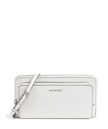 Michael Kors Jet Set Large Continental Kabelka přes rameno optic white