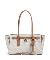 Michael Kors Hamilton Moderne Small Taška přes rameno vanilla/acorn