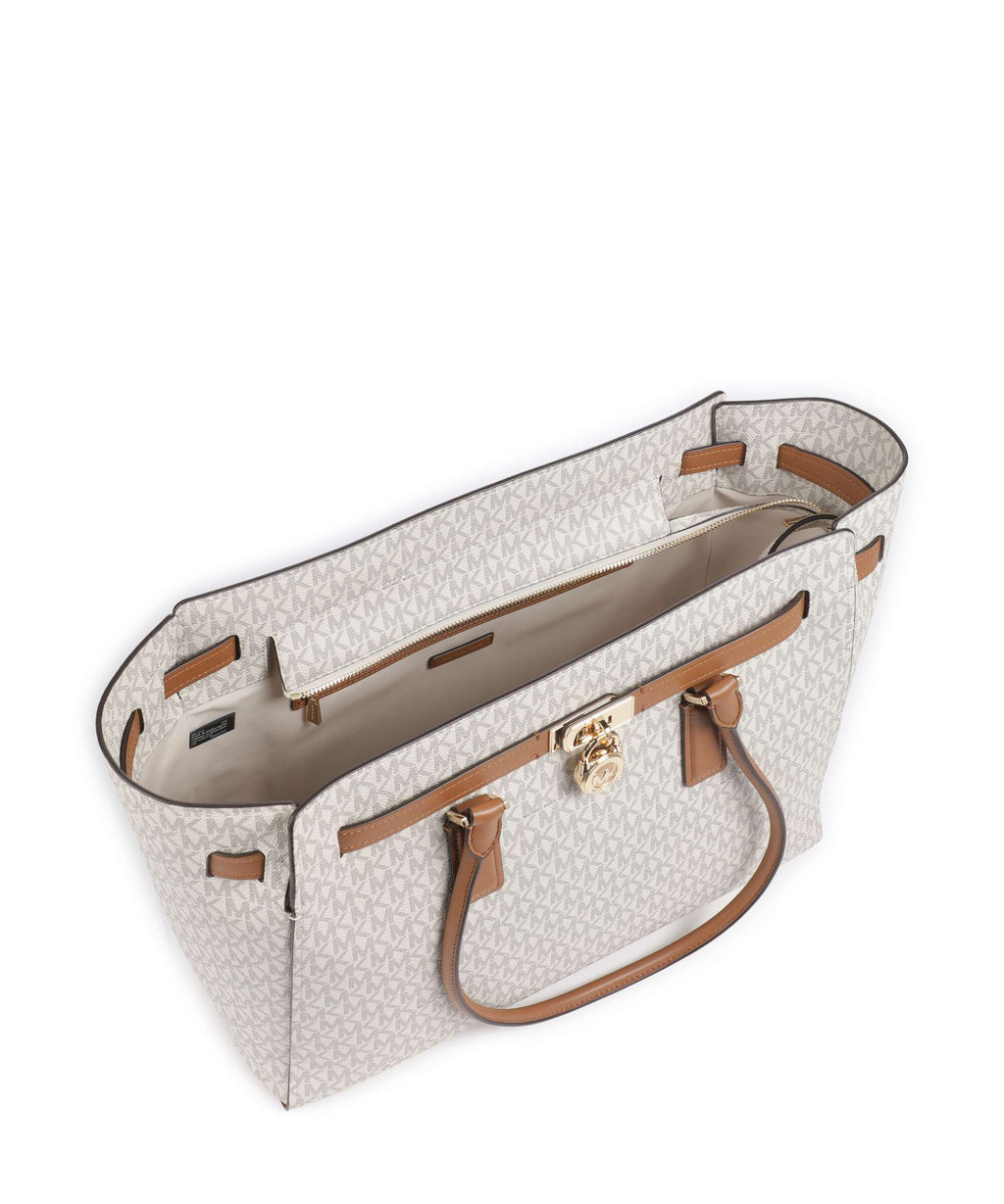 Michael Kors Hamilton Moderne Large Tote bag vanilla/acorn