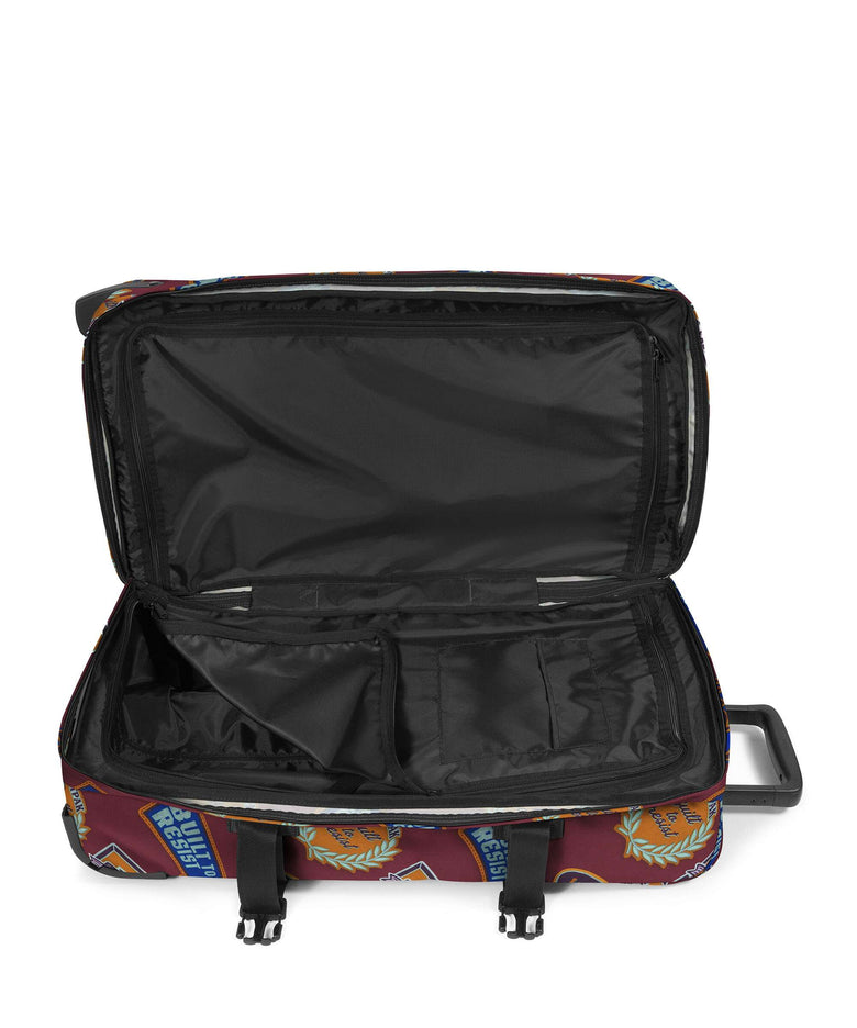 Eastpak Tranverz M Travel bag with wheels clash burgundy
