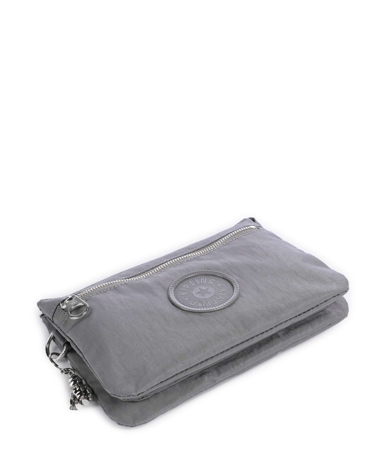 Kipling Charm Riri Zip Crossbody bag grey spice