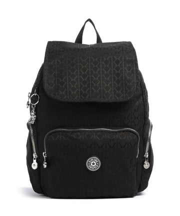 Kipling Elevated City Zip S Batoh noir sign