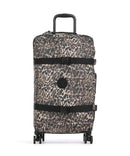 Kipling Basic Spontaneous M Kufr se 4 kolečky wild leopard