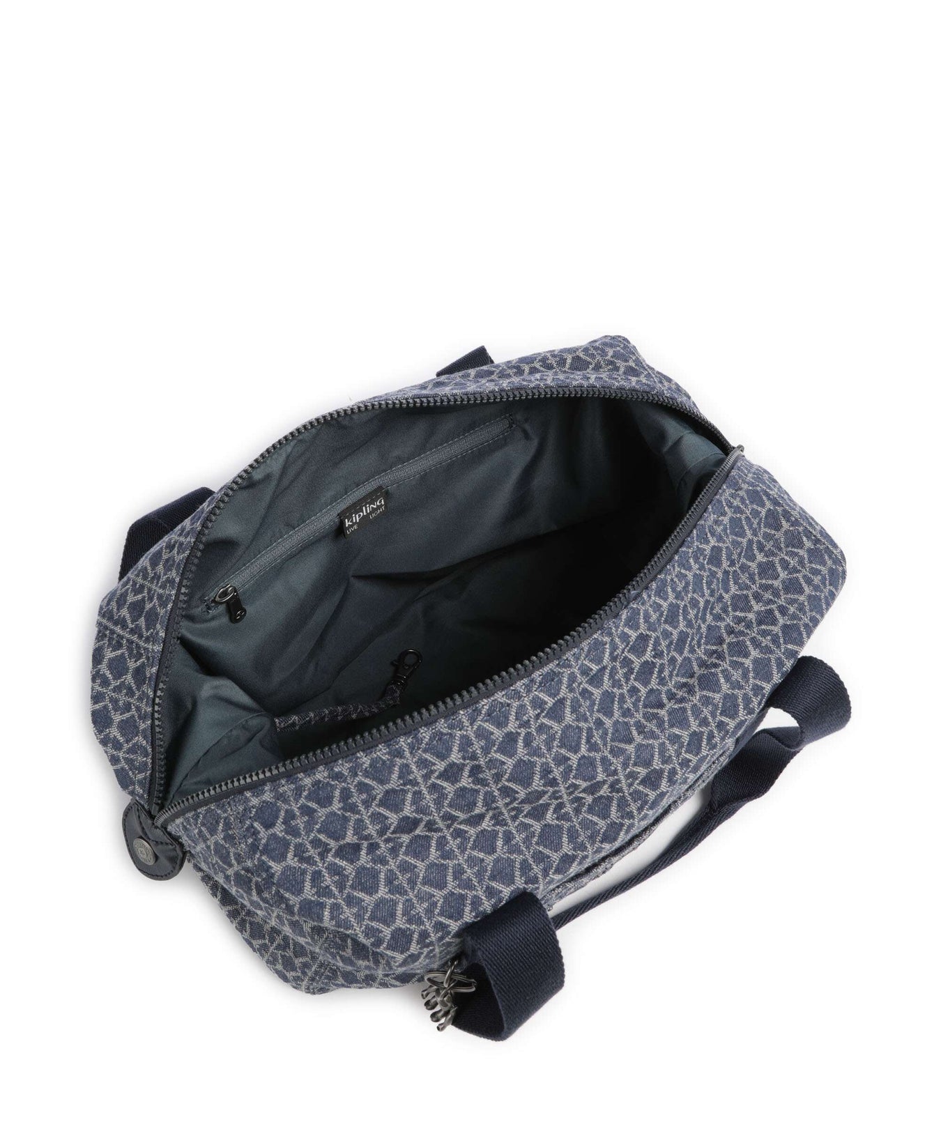 Kipling Denim Love Casual Art Tote bag signature denim