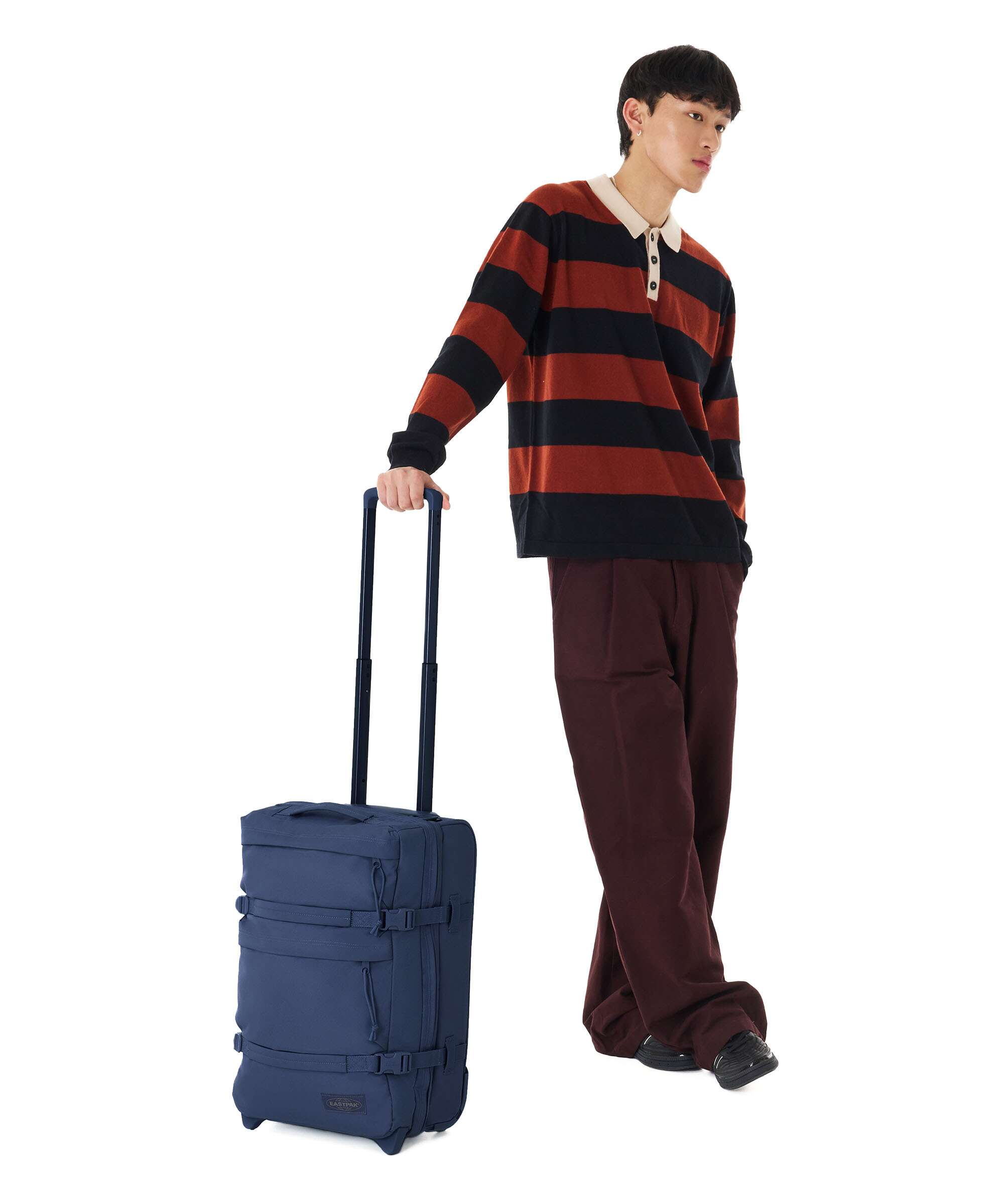 Eastpak Transit'R Plus Mono S Travel bag with wheels navy