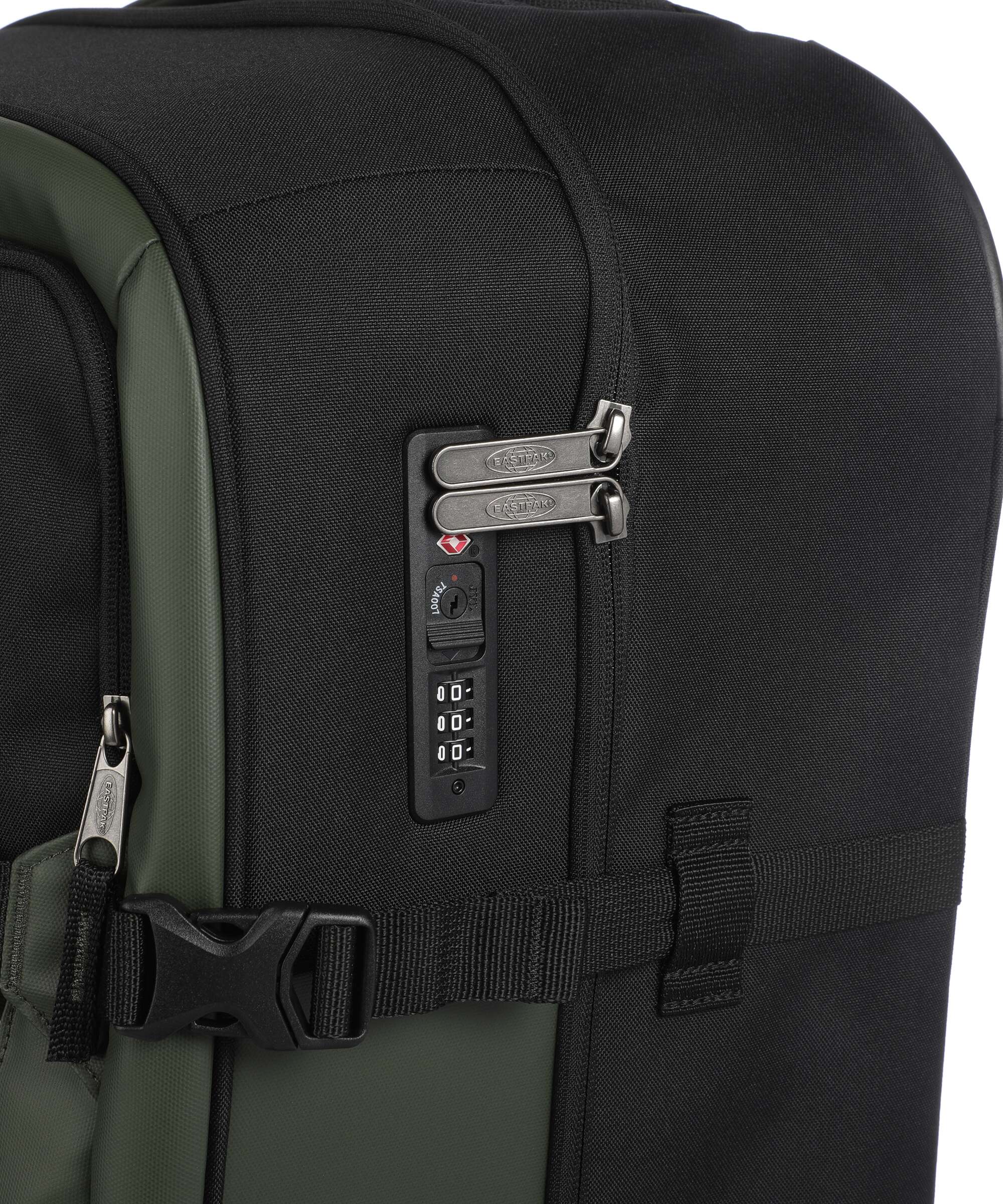 Eastpak Transit'R Pro M Travel bag with wheels khaki/pro coated