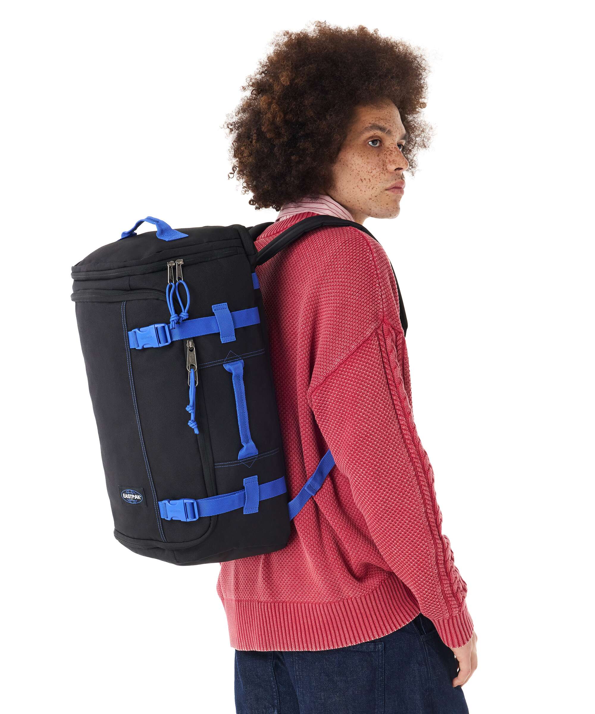 Eastpak Carry-Pack Travel backpack black/blue