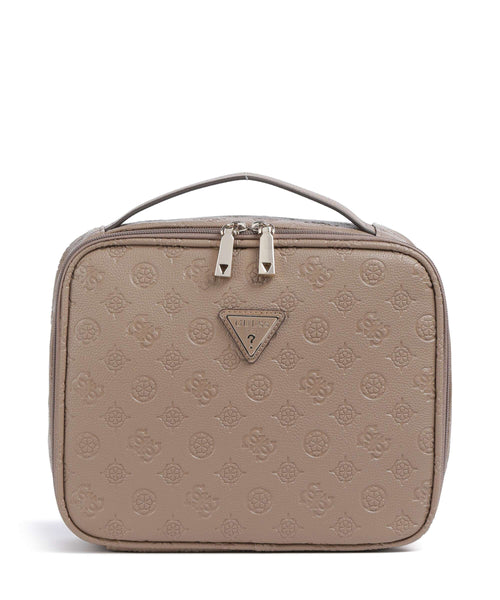 Guess Wilder Toiletry bag dark oak