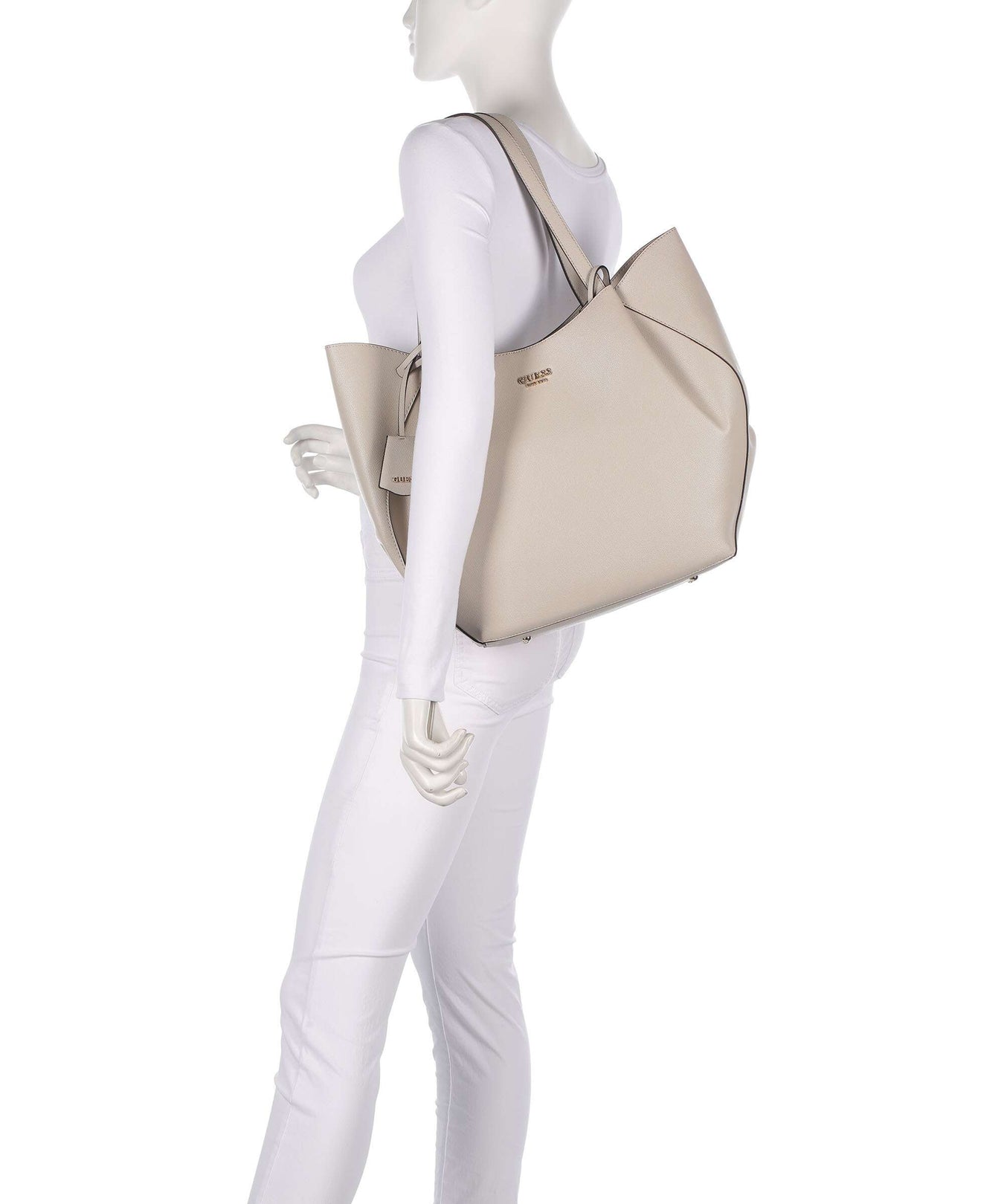 Guess Amorette Tote bag light taupe