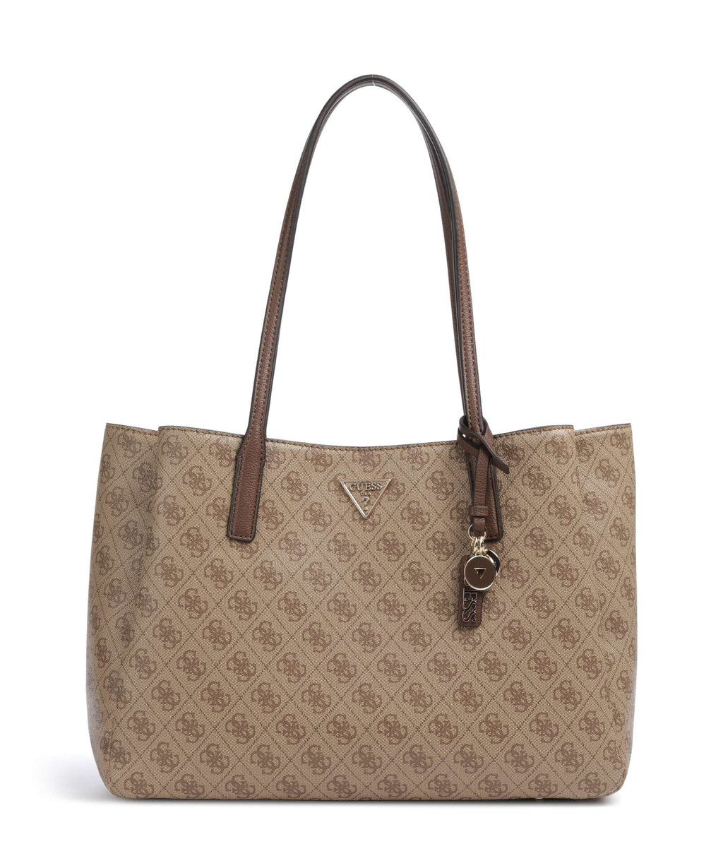Guess Noelle II Tech Tote bag latte logo/brown