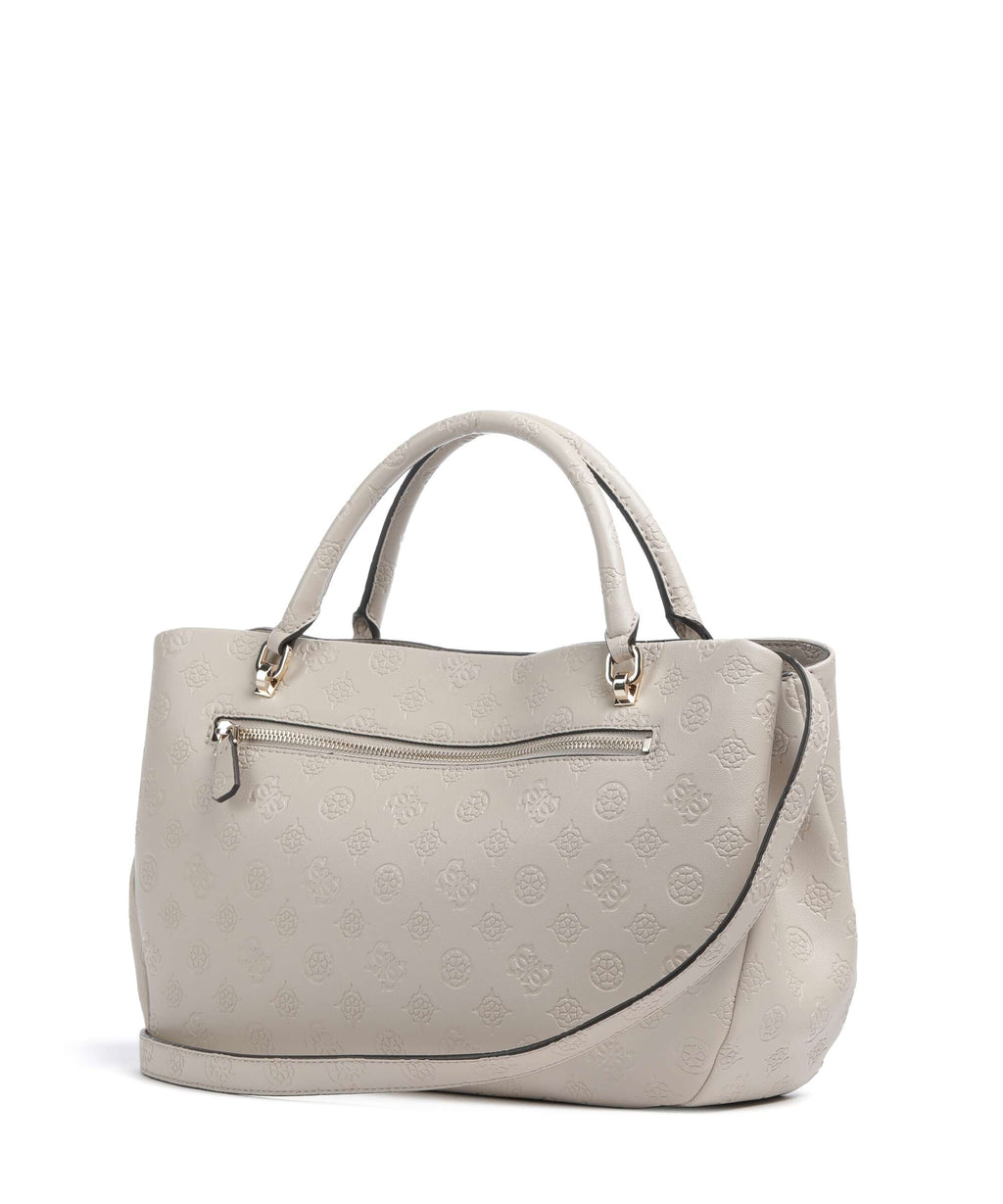 Guess Carmella Girlfriend Handbag bone logo