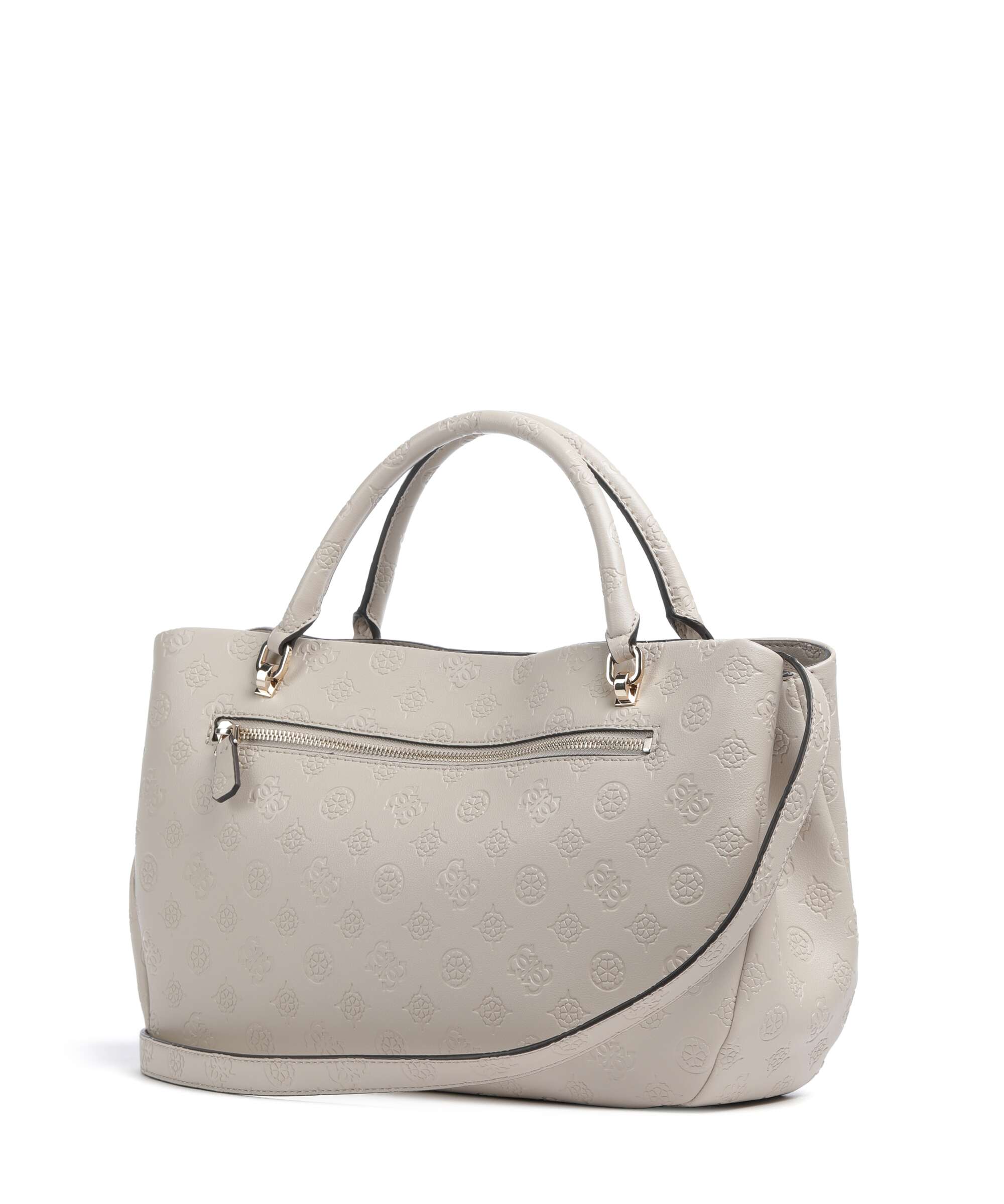 Guess Carmella Girlfriend Handbag bone logo