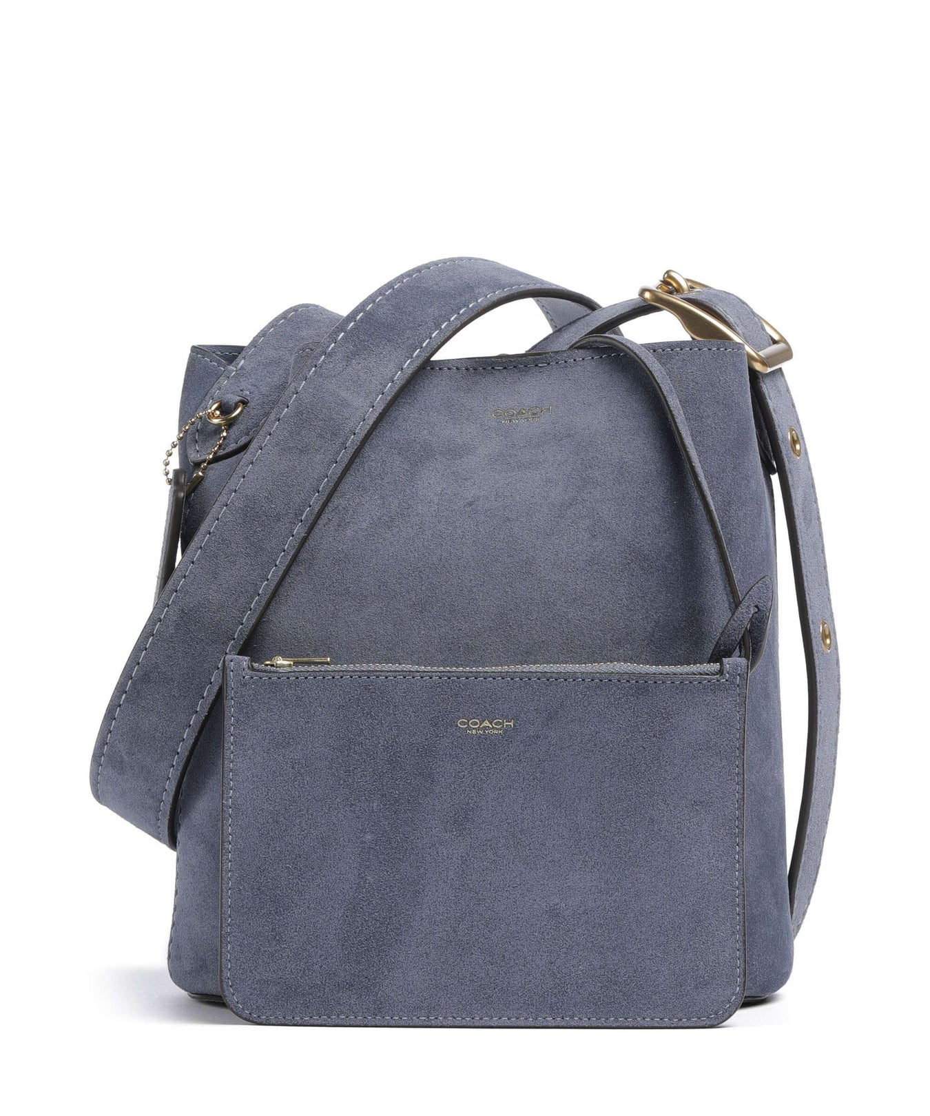 Coach Bleecker 21 Bucket bag light denim