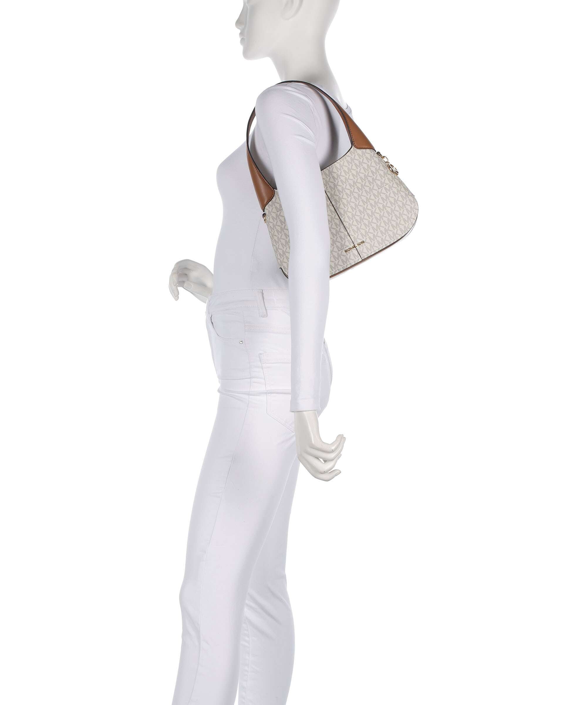 Michael Kors Alice Small Shoulder bag vanilla/acorn